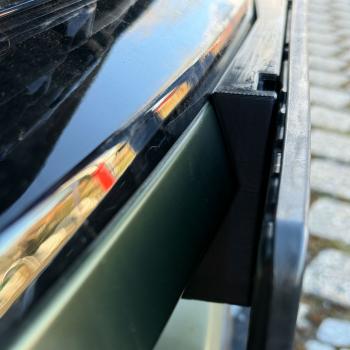 Kennzeichenunterlage S650 Mustang Dark Horse kurz